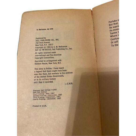 The Dirty Dozen by E M Nathanson Paperback Book Novel 1967 - Picture 7 of 14